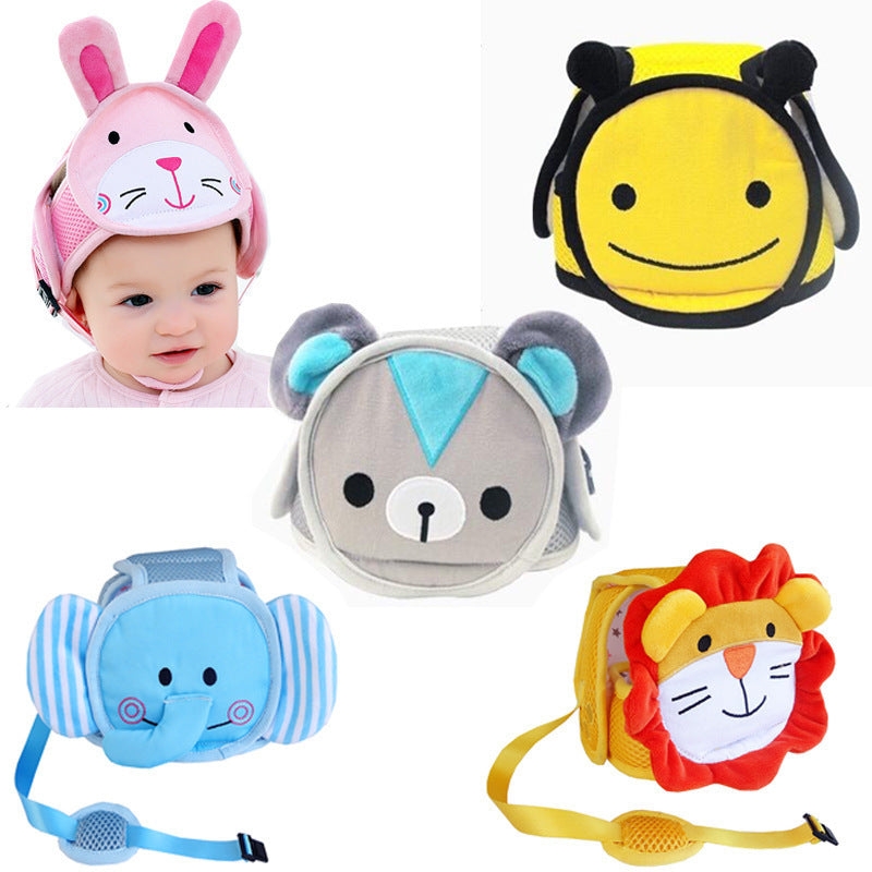 Baby Drop Protection Toddler Cartoon Breathable Safety Helmet